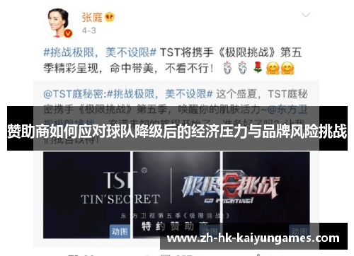 赞助商如何应对球队降级后的经济压力与品牌风险挑战 赞助商如何应对球队降级后的经济压力与品牌风险挑战